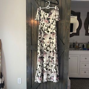 Floral floor length dress